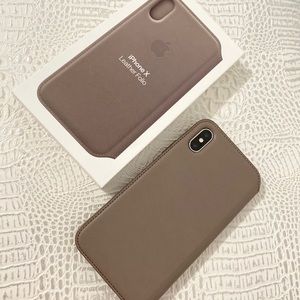 Apple leather phone case